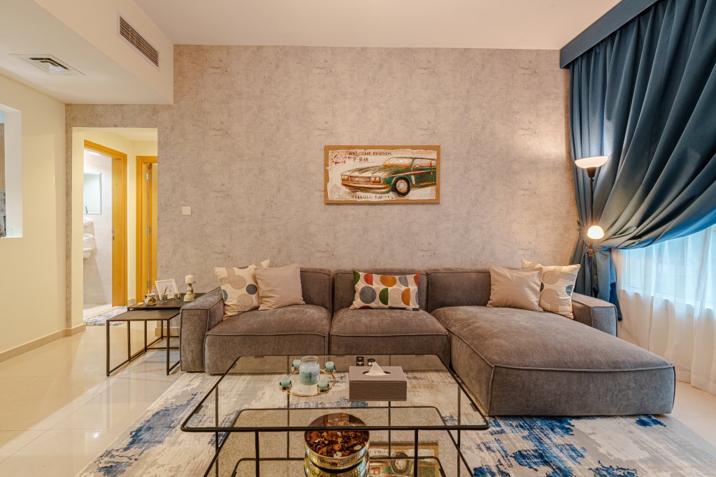 Дубай: Апартаменты Marco Polo - Splendid 1BR in JVC with Pool & Gym