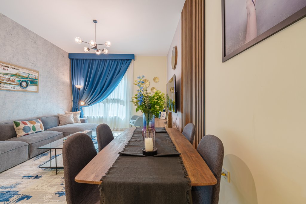 Дубай: Апартаменты Marco Polo - Splendid 1BR in JVC with Pool & Gym