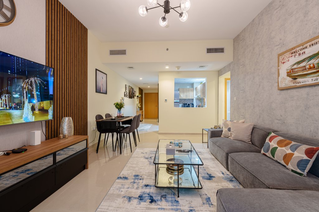 Дубай: Апартаменты Marco Polo - Splendid 1BR in JVC with Pool & Gym