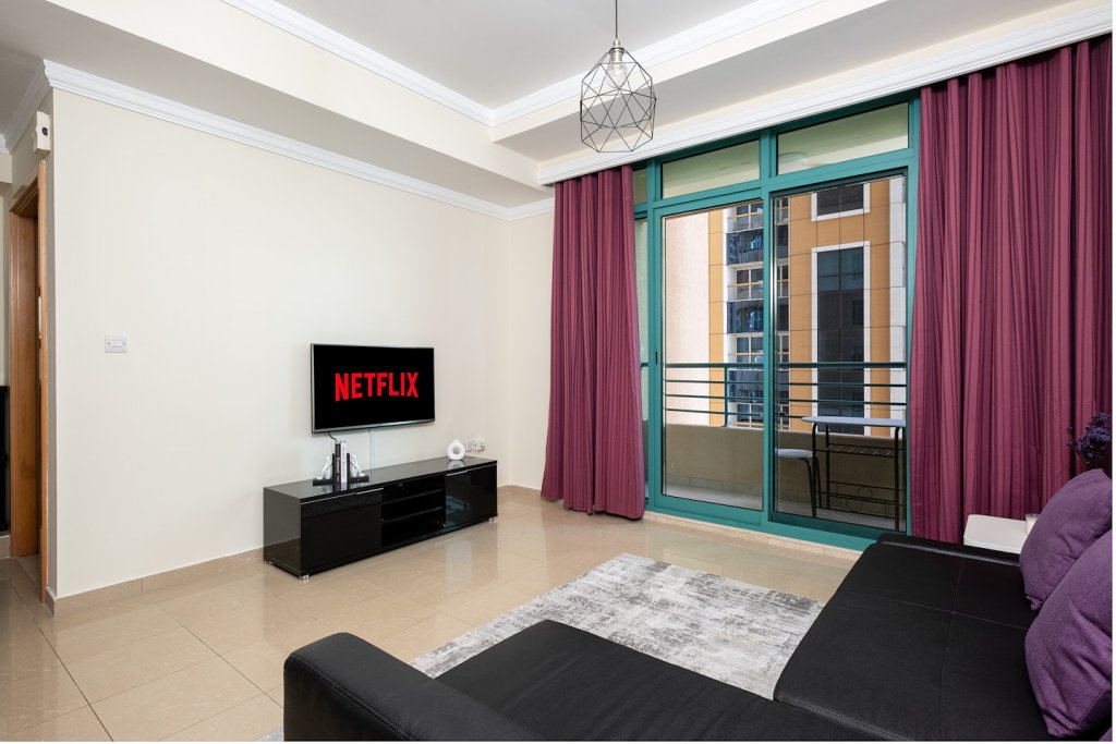 Дубай: Апартаменты Welcome Home in Marina Crown 1 Спальня с Балконом