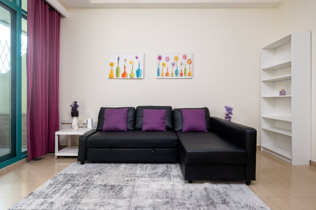 Дубай: Апартаменты Welcome Home in Marina Crown 1 Спальня с Балконом