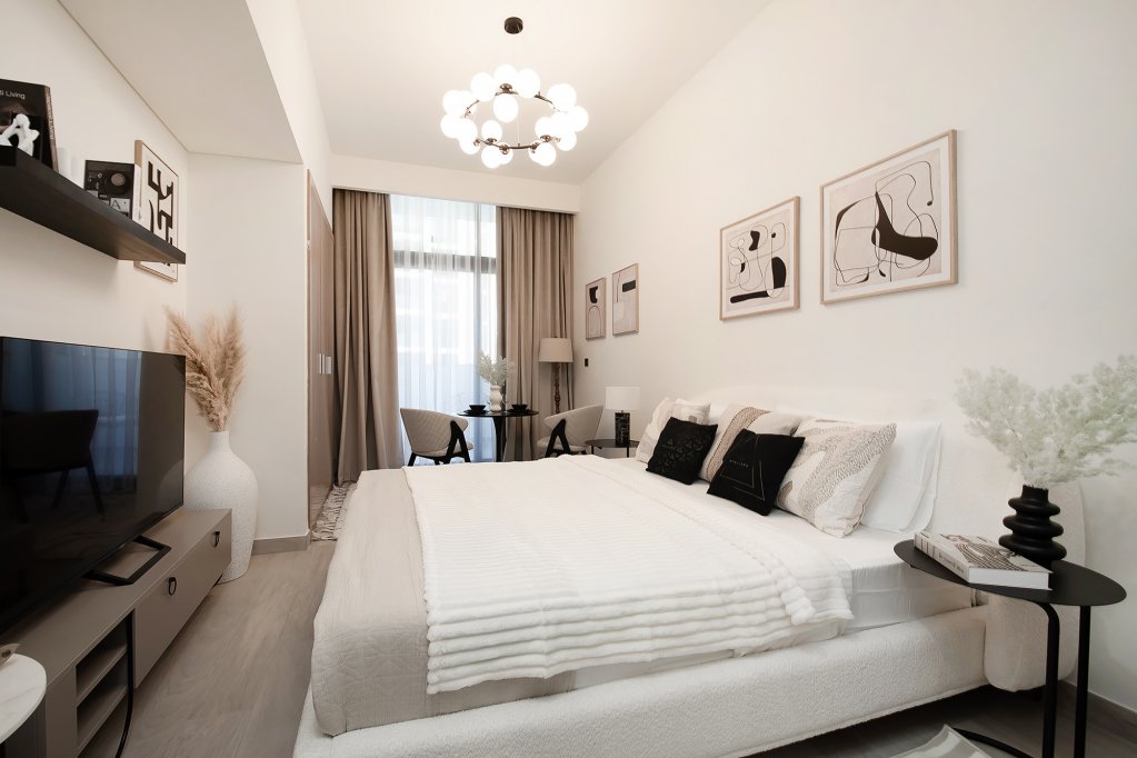 Дубай: Апартаменты Modern studio in Azizi Riviera