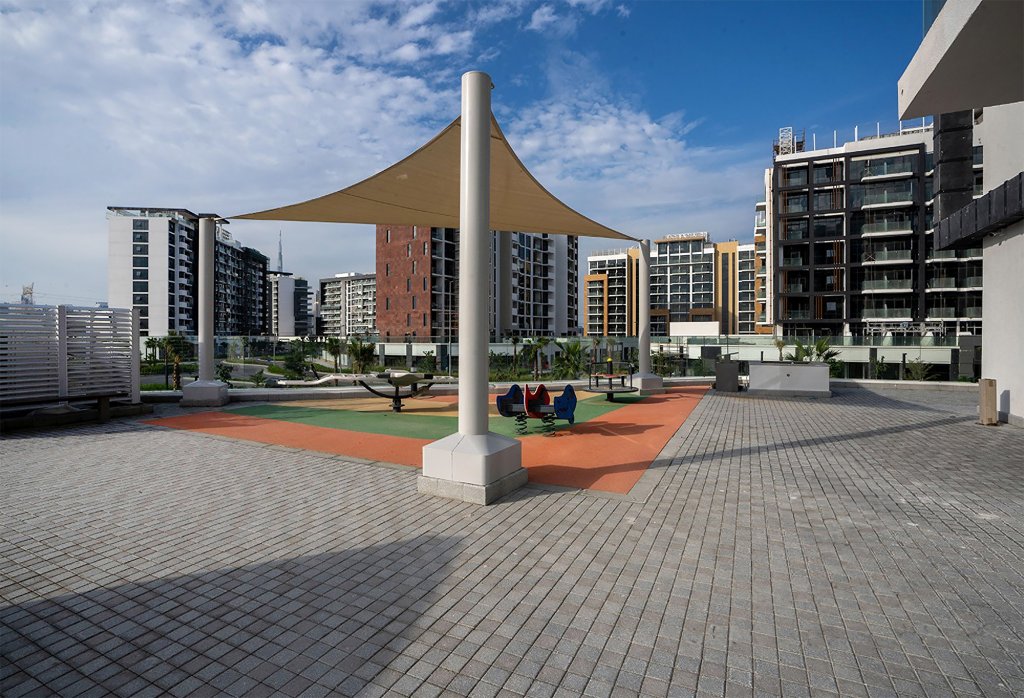 Дубай: Апартаменты Modern studio in Azizi Riviera