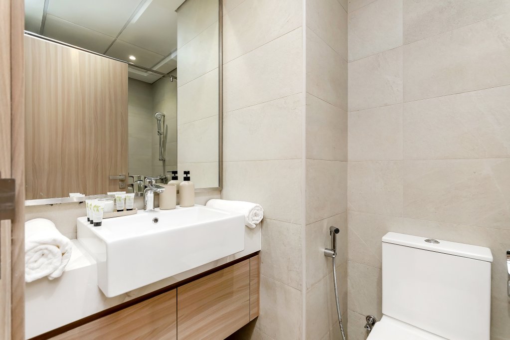 Дубай: Апартаменты Modern studio in Azizi Riviera