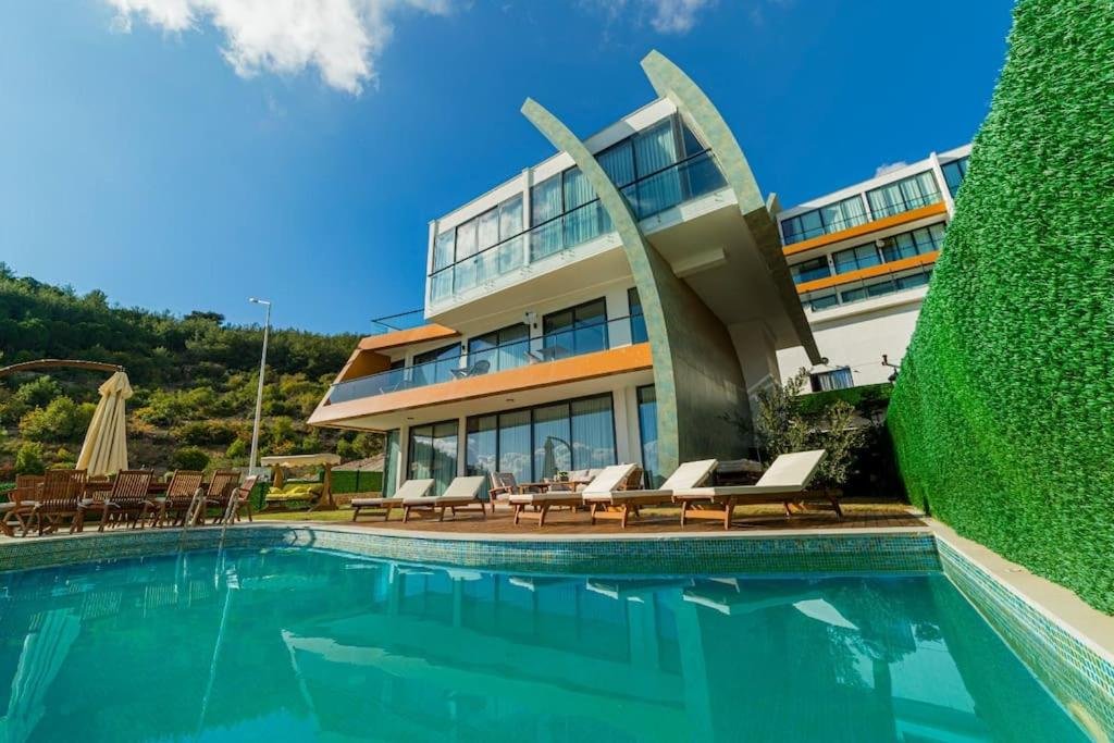 Аланья: City and Sea View Pool Lüx Villa
