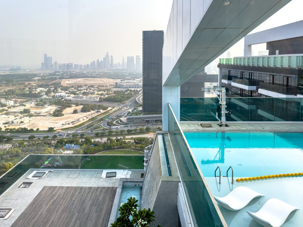 Дубай: Апартаменты Marco Polo, Cozy 2BR with Splendid Dubai Frame & Skyline View