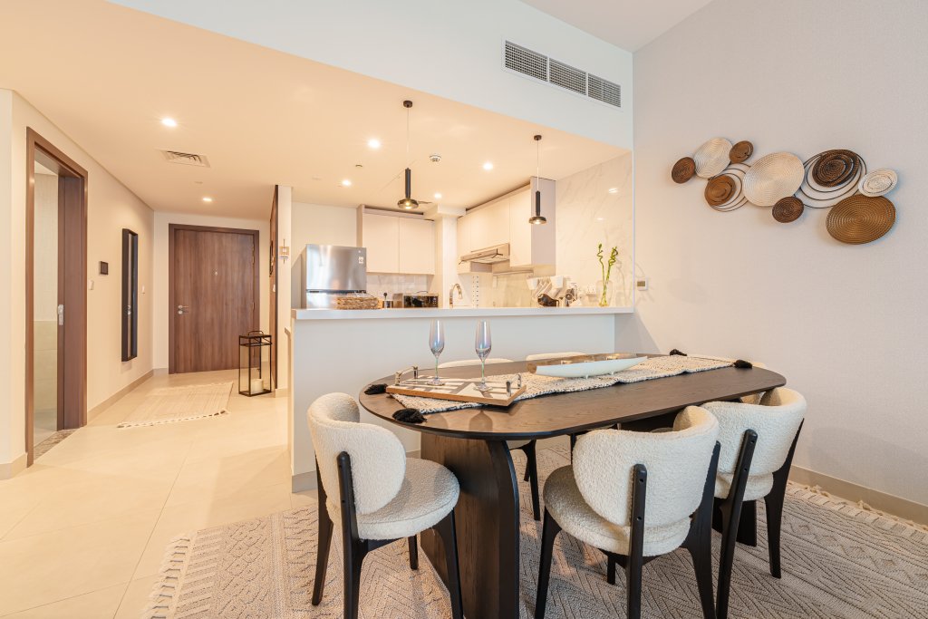 Дубай: Апартаменты Marco Polo, Cozy 2BR with Splendid Dubai Frame & Skyline View