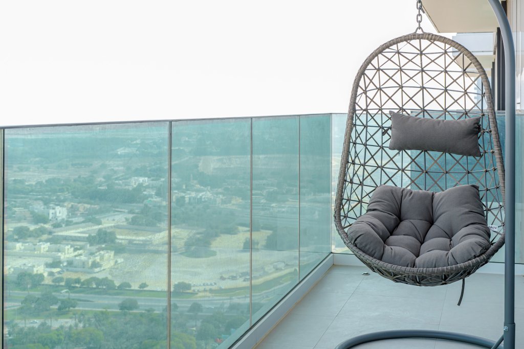 Дубай: Апартаменты Marco Polo, Cozy 2BR with Splendid Dubai Frame & Skyline View