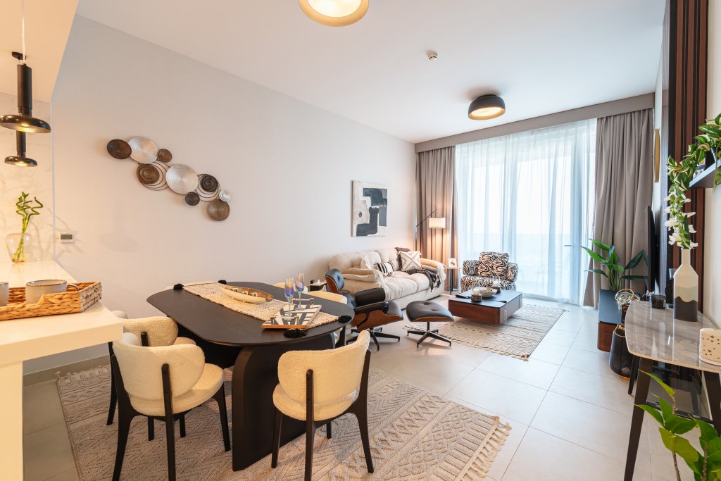 Дубай: Апартаменты Marco Polo, Cozy 2BR with Splendid Dubai Frame & Skyline View