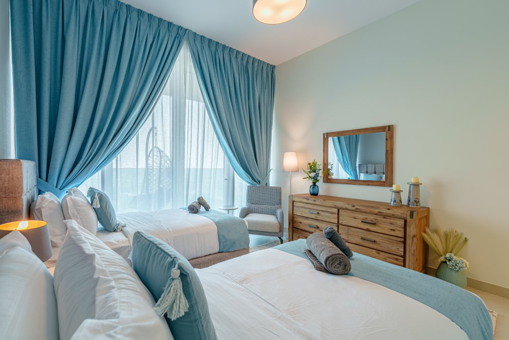 Дубай: Апартаменты Marco Polo, Cozy 2BR with Splendid Dubai Frame & Skyline View
