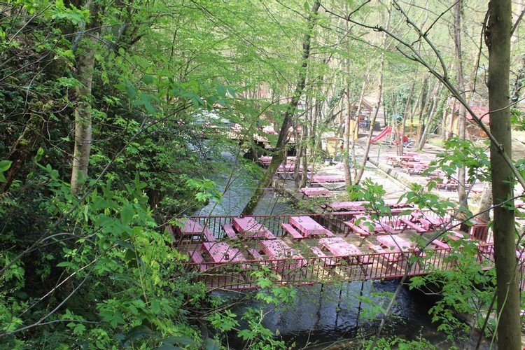 Башискеле: Gazinin Yeri Camping Alabalik Tesisleri Yuvacık
