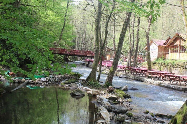 Башискеле: Gazinin Yeri Camping Alabalik Tesisleri Yuvacık