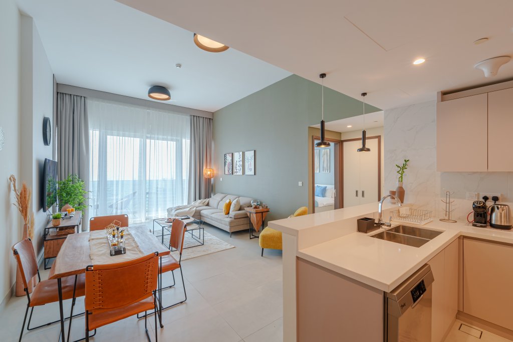 Дубай: Апартаменты Marco Polo, Furnished 1BR with Skyline Views near Zabeel Park