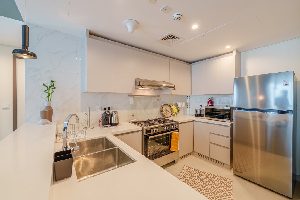 Дубай: Апартаменты Marco Polo, Furnished 1BR with Skyline Views near Zabeel Park