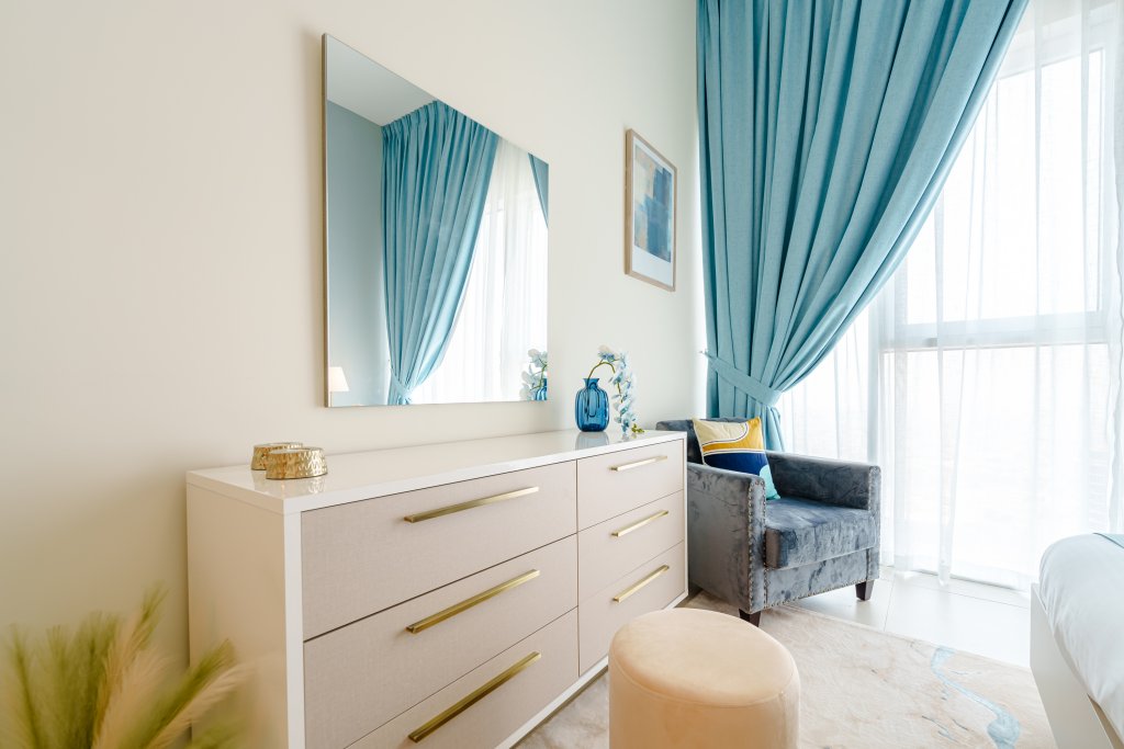 Дубай: Апартаменты Marco Polo, Furnished 1BR with Skyline Views near Zabeel Park