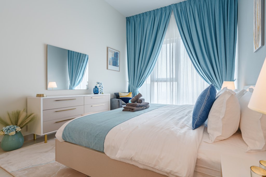 Дубай: Апартаменты Marco Polo, Furnished 1BR with Skyline Views near Zabeel Park