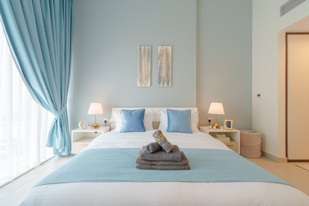 Дубай: Апартаменты Marco Polo, Furnished 1BR with Skyline Views near Zabeel Park