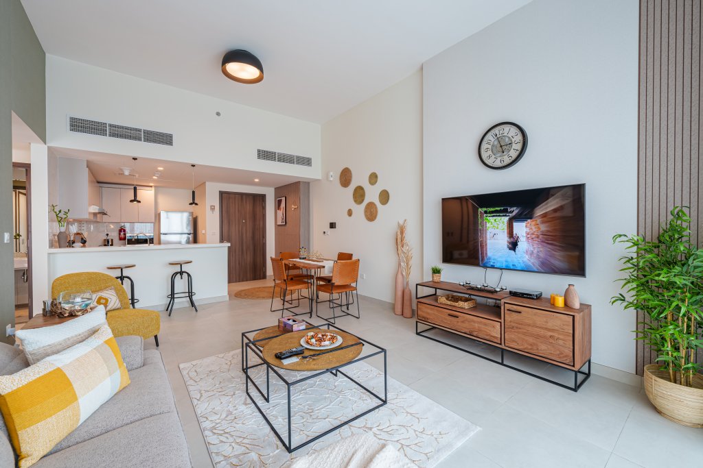 Дубай: Апартаменты Marco Polo, Furnished 1BR with Skyline Views near Zabeel Park