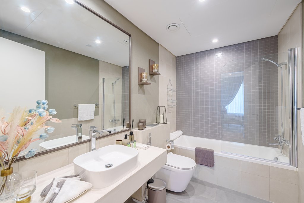 Дубай: Апартаменты Marco Polo, Furnished 1BR with Skyline Views near Zabeel Park