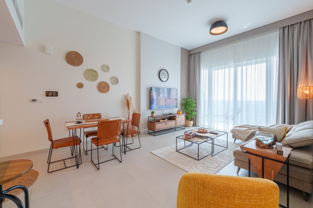 Дубай: Апартаменты Marco Polo, Furnished 1BR with Skyline Views near Zabeel Park