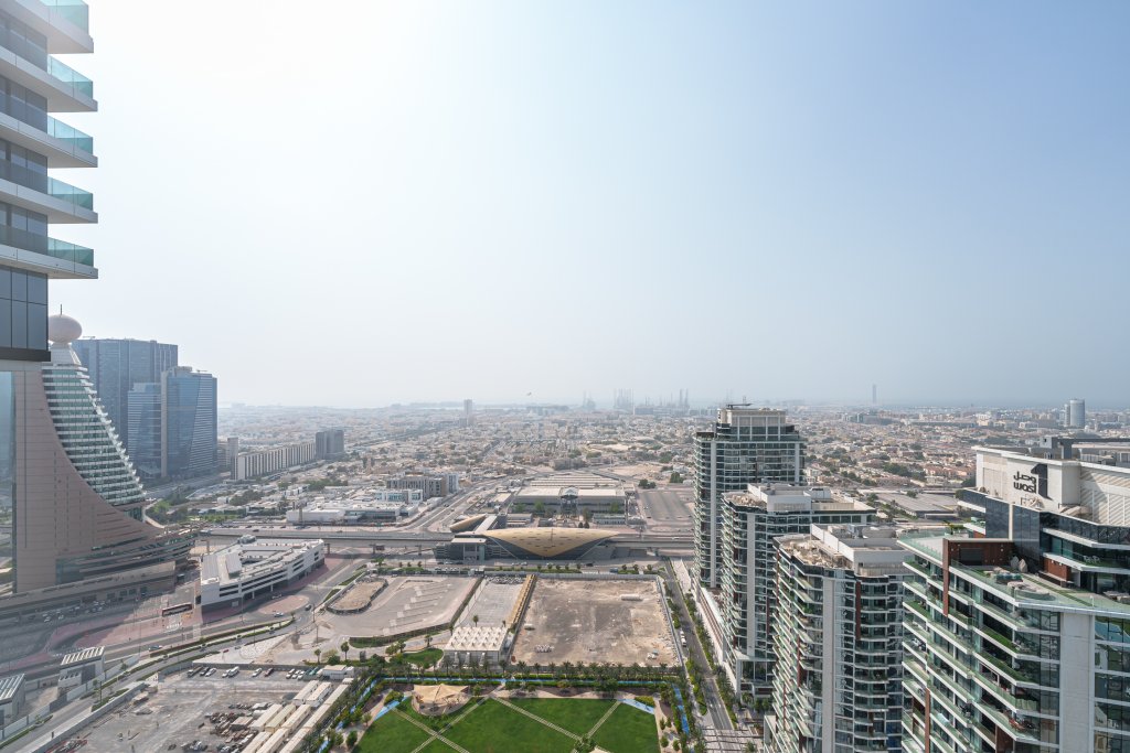 Дубай: Апартаменты Marco Polo, Furnished 1BR with Skyline Views near Zabeel Park