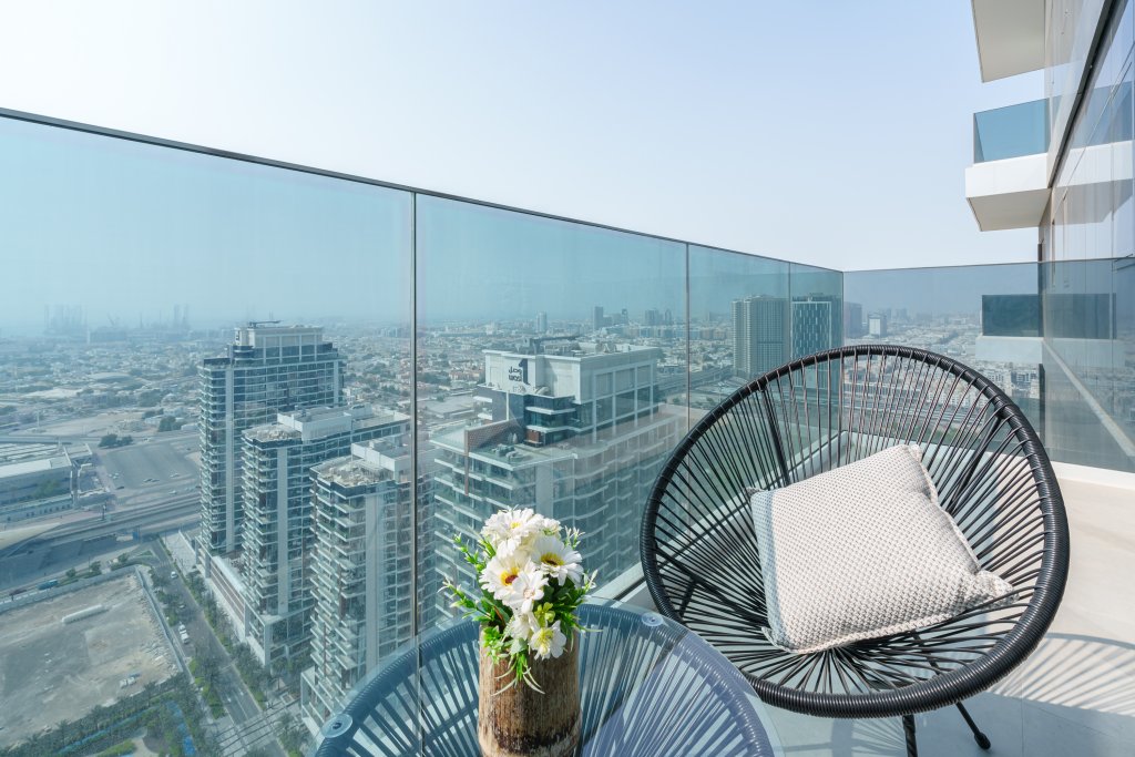 Дубай: Апартаменты Marco Polo, Furnished 1BR with Skyline Views near Zabeel Park