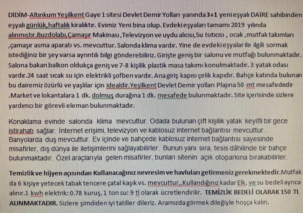 Капикири: Didim Ege Apart