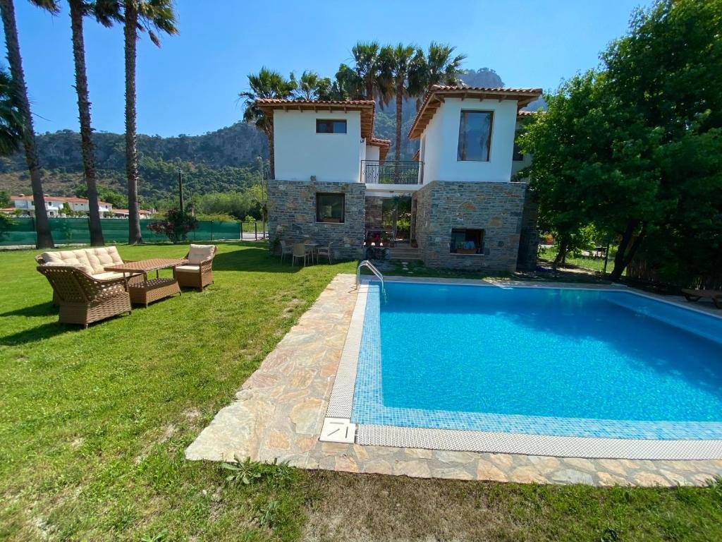 Дальян: Villa Merry - Dalyan Stonehouse with Palmtrees, 50m to River