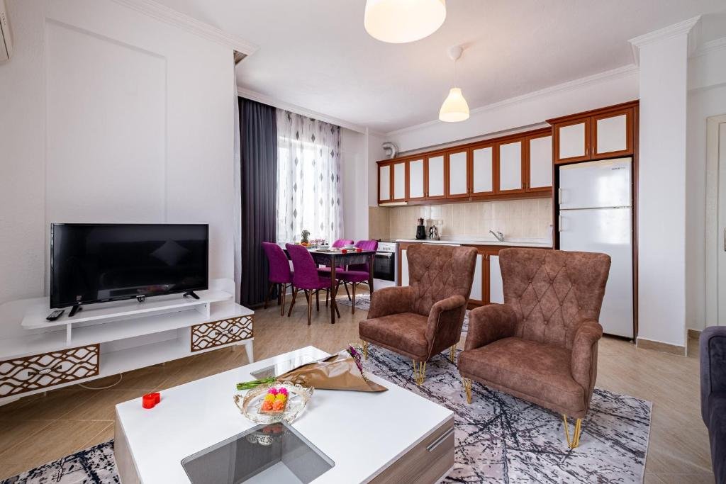 Белек: Assos Apart: Havuzlu sitede tamamı sizin 2 oda 1 salon daire