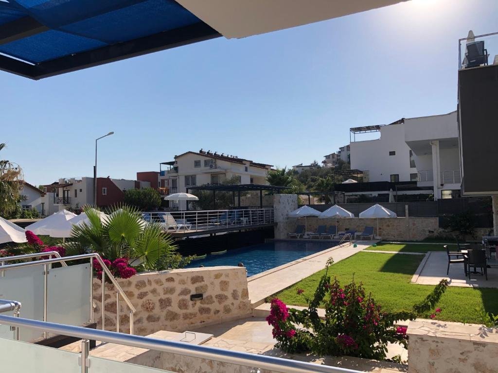 Калкан: Stonehouse Aparts Dublex 3+1 mit Meerblick und Jakuzzi Kalkan No:5