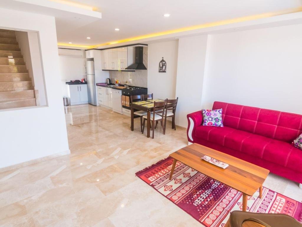Калкан: Stonehouse Aparts Dublex 3+1 mit Meerblick und Jakuzzi Kalkan No:5