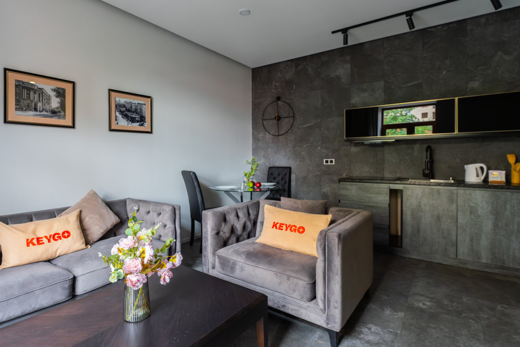 Ереван: Апартаменты Designed 1BR/Balcony to Saryan St/Self-enrty/Keygo 29