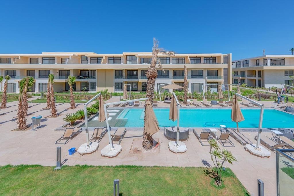Эль-Гуна: Boho-Chic Studio Apartment in G-Cribs, Pool View