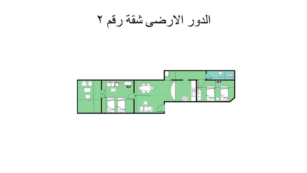 Эль-Аламейн: 1or2 Ground Chalets 2 Bedrooms villa114 Green Beach