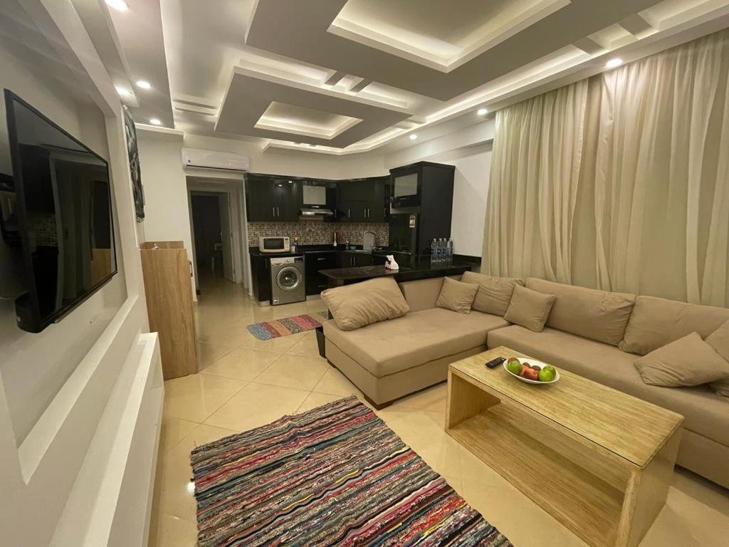 Lovely & Luxury 2 bedroom apartment with Swimming and water aqua park view in Sharm Hills luxury resort in Sharm El Sheikh - Red sea — фото 2
