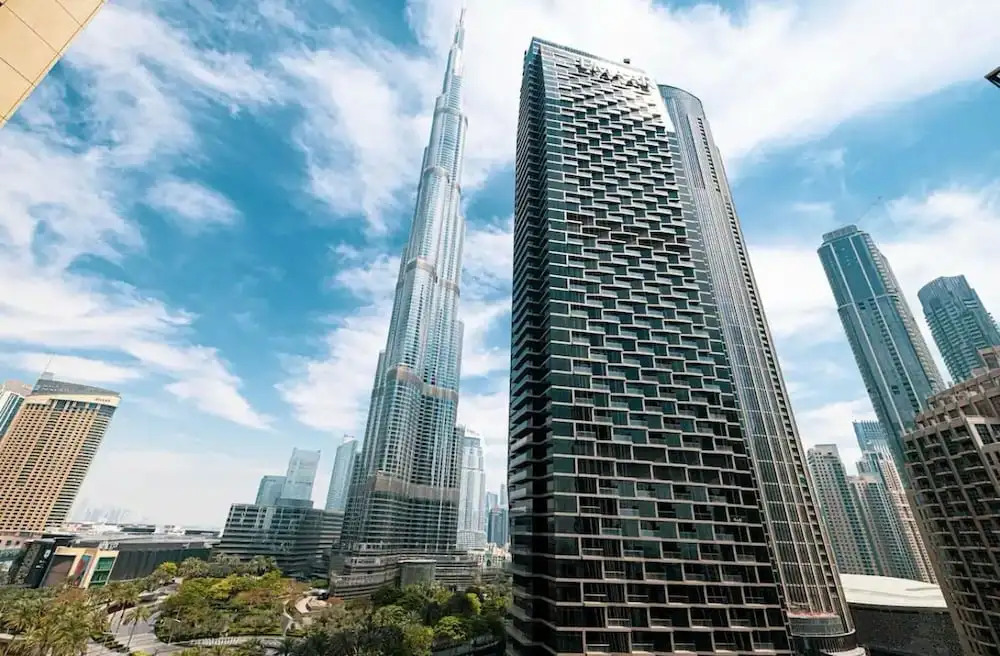 Дубай: Deluxe 2BR Burj Khalifa & Fountain View