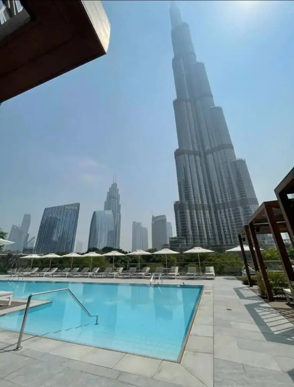 Дубай: Deluxe 2BR Burj Khalifa & Fountain View