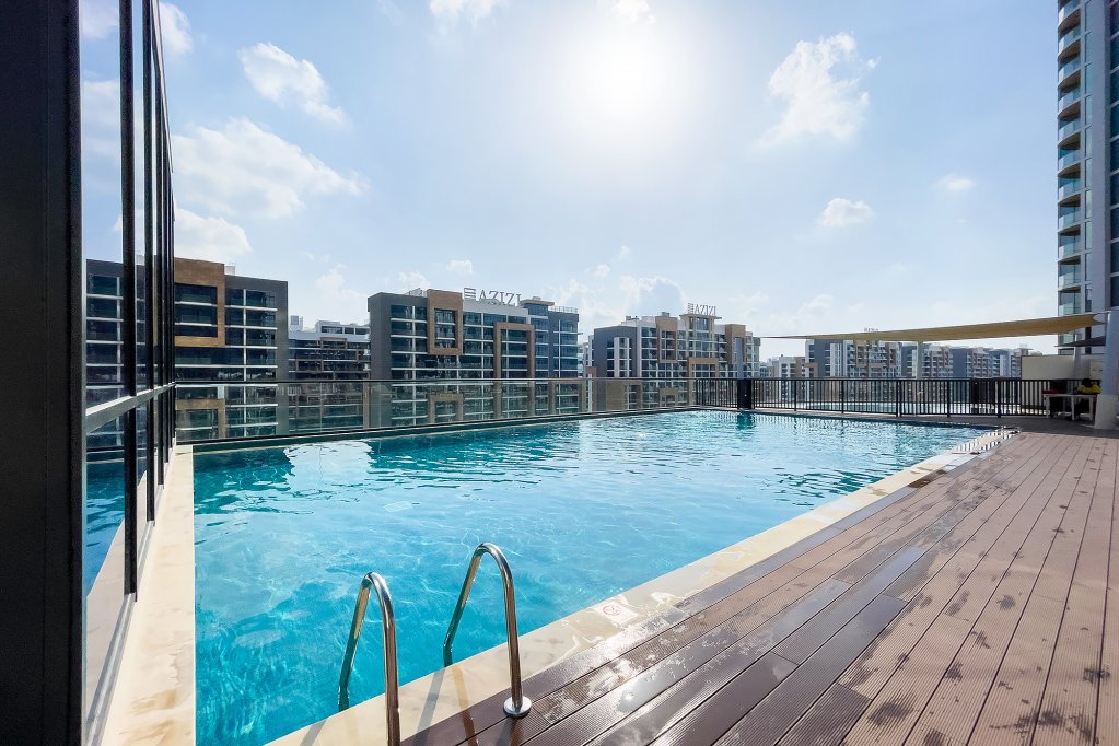 Дубай: Апартаменты Modern 1bdr at Sobha Waves