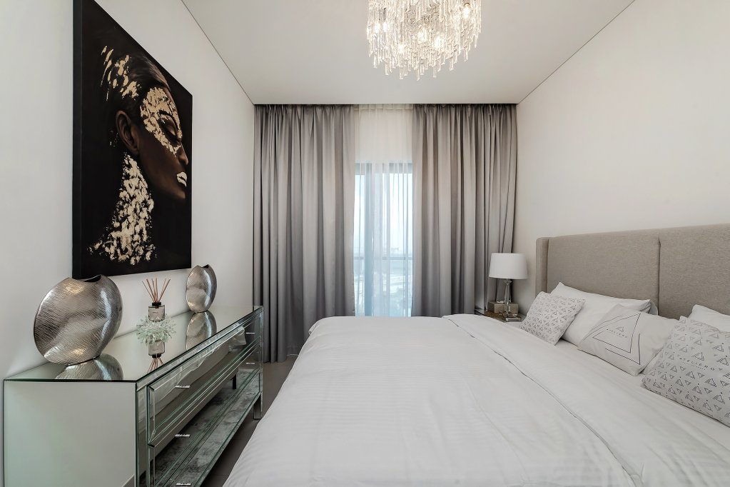 Дубай: Апартаменты Modern 1bdr at Sobha Waves