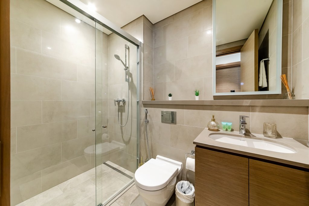 Дубай: Апартаменты Modern 1bdr at Sobha Waves