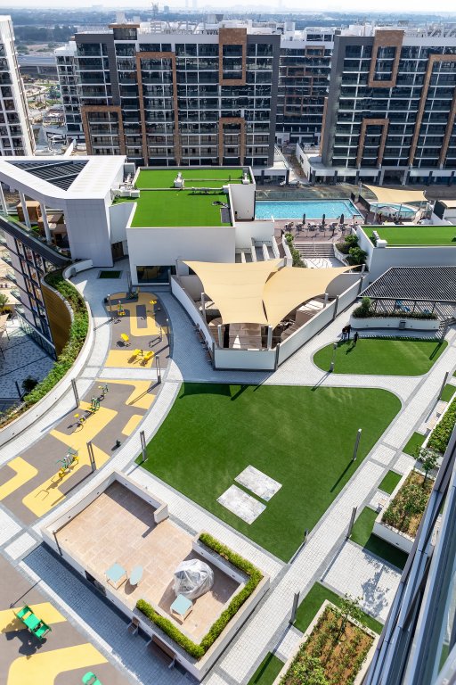 Дубай: Апартаменты Modern 1bdr at Sobha Waves