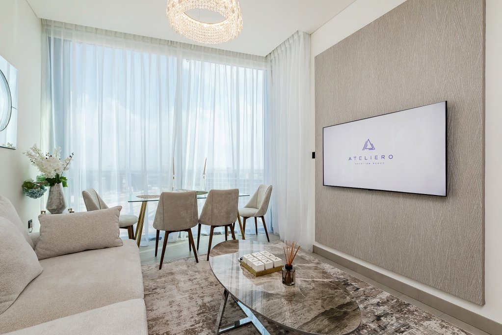 Дубай: Апартаменты Modern 1bdr at Sobha Waves