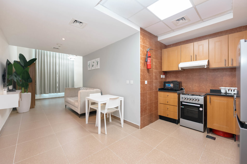 Дубай: Апартаменты Urban Caves - Modern Urban Retreat With Wide City Views