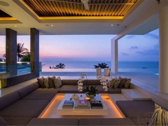4 bedroom super beautiful ocean view pool villa near Mae Nam including shuttle butler chef — фото 2