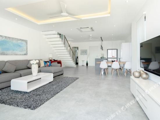 Самуи: 6-Bed Twin Villa - Sea-View, 2 Private Pools near Bangrak Beach