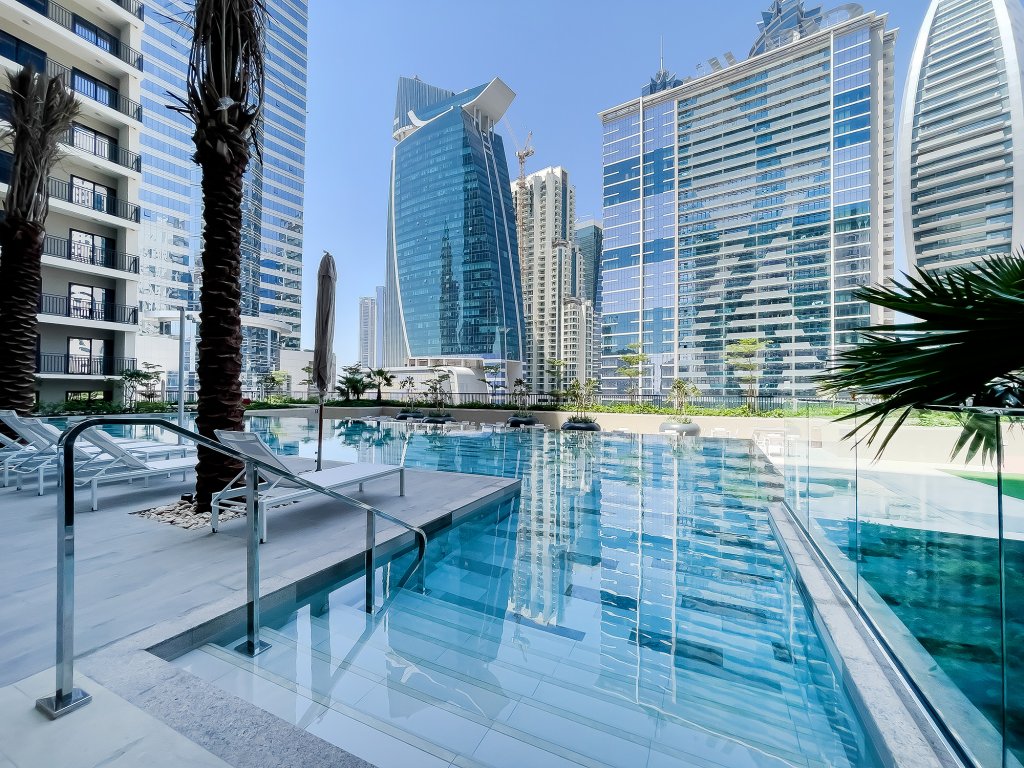 Дубай: Апартаменты Zada tower 1BR with view on Business Bay