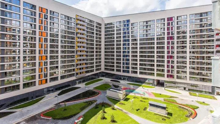 Москва: Апартаменты Lalapart Gray-white с панорамными окнами у метро ЦСКА