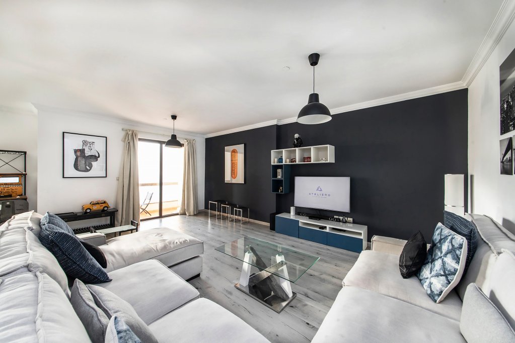 Дубай: Апартаменты Dubai Marina 1BR with amazing sea view at Murjan 2