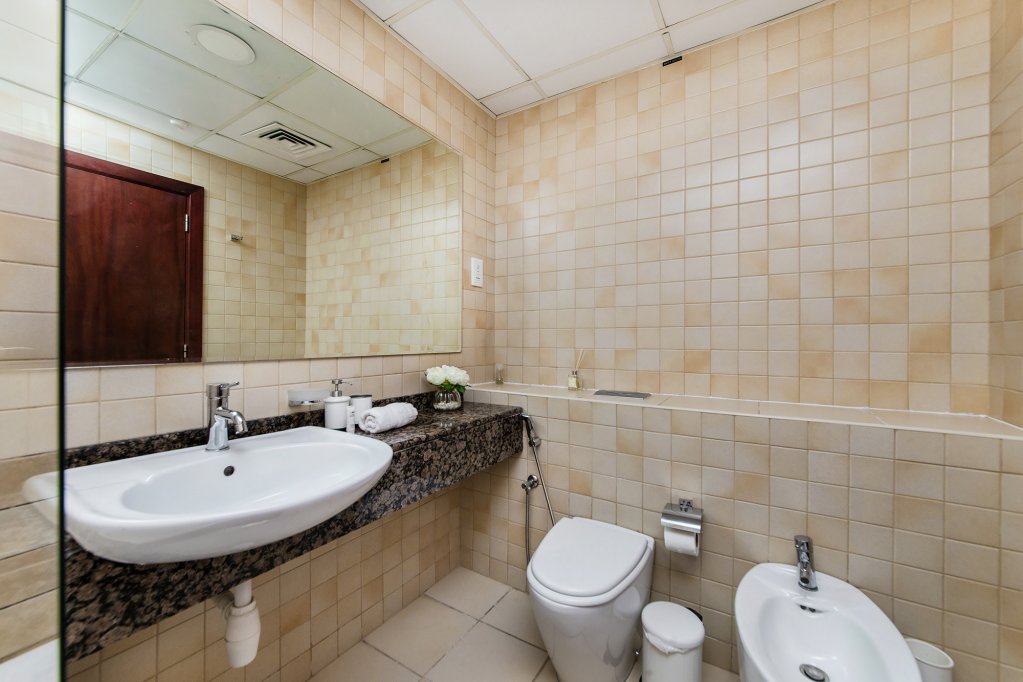 Дубай: Апартаменты Dubai Marina 1BR with amazing sea view at Murjan 2