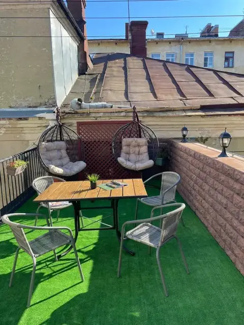 Апартаменты J&N Apartments с камином и летней террасой в самом центре исторического Выборга Краснофлотская 1 — фото 3